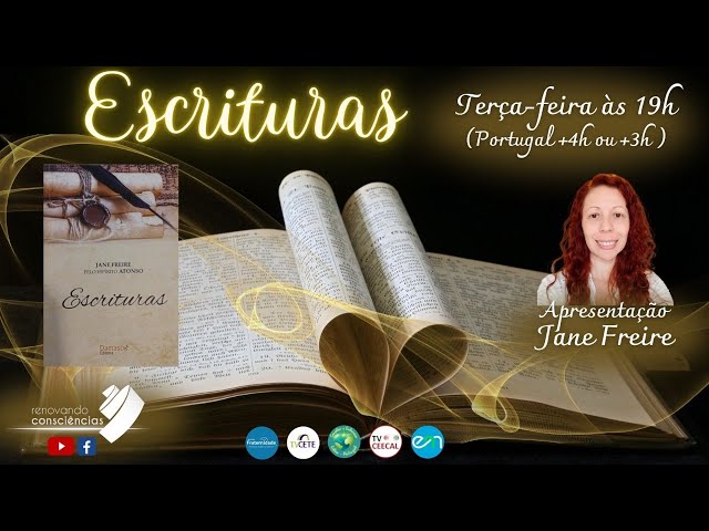 ESCRITURAS | com Jane Freire | #32 T1 | 14-MAI-2024 | 19h