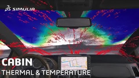 Cabin Thermal Flow and Temperature | SIMULIA PowerFLOW
