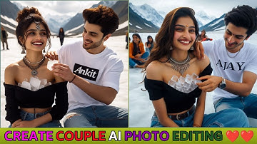 Couples 3D trending name Image Creator  | Bing Image | New Trending couple photo editingopen ai