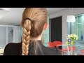 How To Do Perfect Braided Ponytail Hairstyle For School