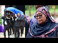 ULINZI MKALI RAIS SAMIA AKIWASILI KANISANI KUMUAGA MAREHEMU JENISTA MHAGAMA ULINZI MKALI RAIS SAMIA AKIWASILI KANISANI KUMUAGA MAREHEMU JENISTA MHAGAMA