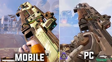 Apex Legends [ Mobile vs PC ] Gun Sounds & Reload Animation Comparison