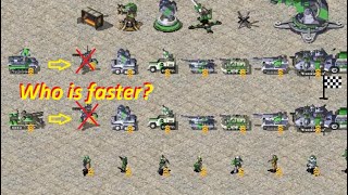 Kill Race - Apocalypse vs Prism Tank (single-target) Red Alert 2