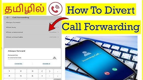 How to Enable Call Forwarding in Android Mobile Tamil | VividTech