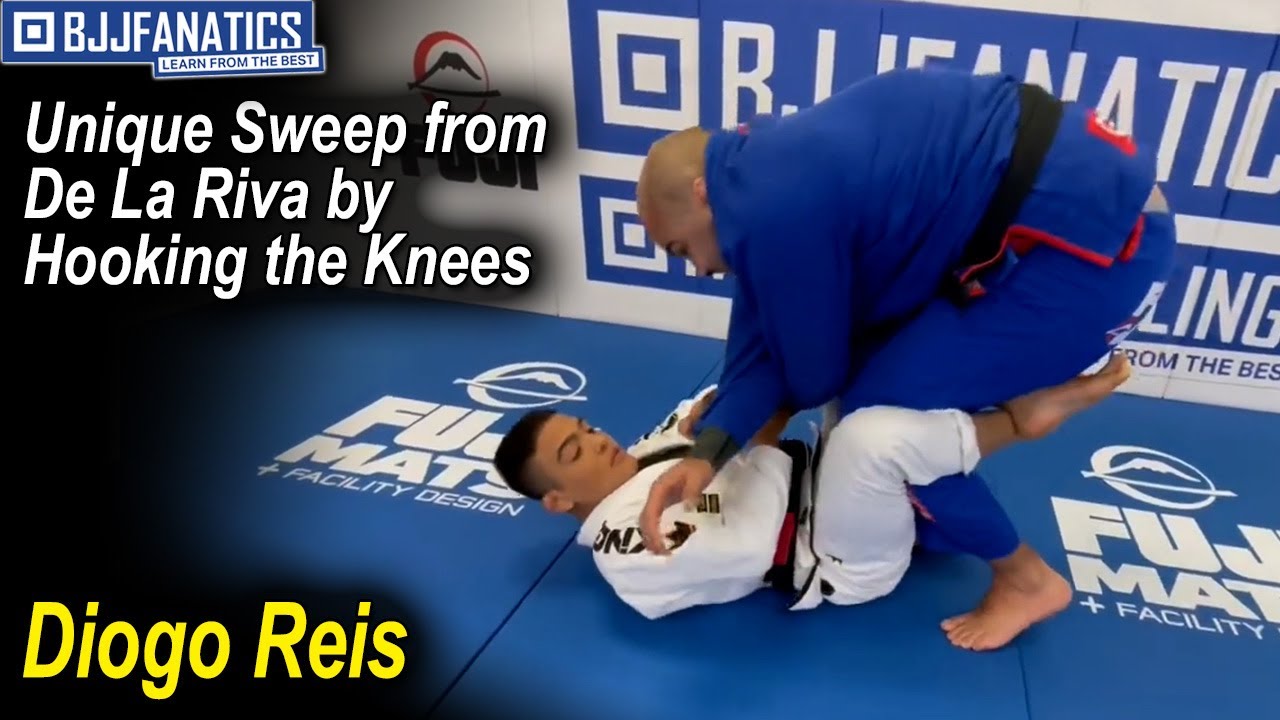 Unique Sweep from De La Riva by Hooking the Knees - Diogo Reis