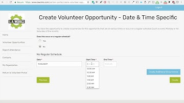 How To Create New Volunteer Opportunities