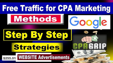 Free Traffic Method For CPA Marketing (STEP BY STEP STRATEGY ) | cpagrip