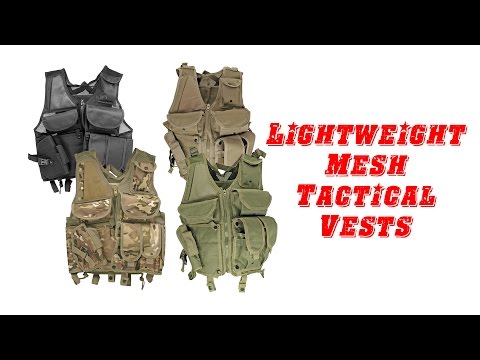 Lightweight Mesh Tactical Vest Overview - YouTube