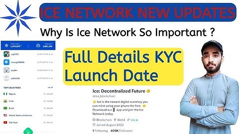 ICE Network New Updates||When Is Main Net Launching||Ice Network 3.9M 2023