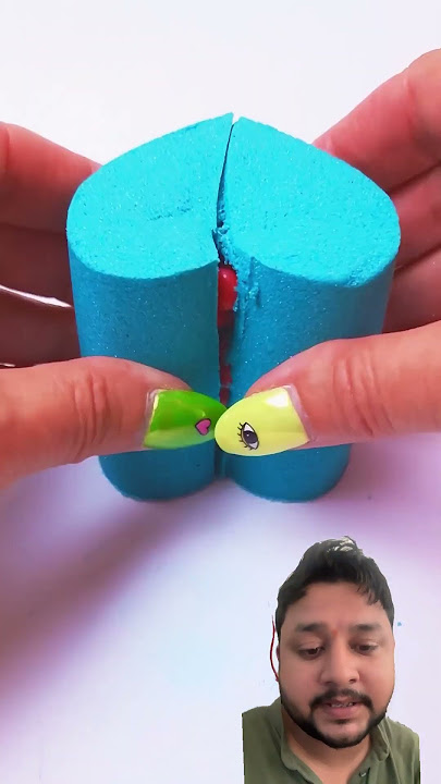 Dosto sand crushing #satisfying #kineticsand #magicsand #asmr