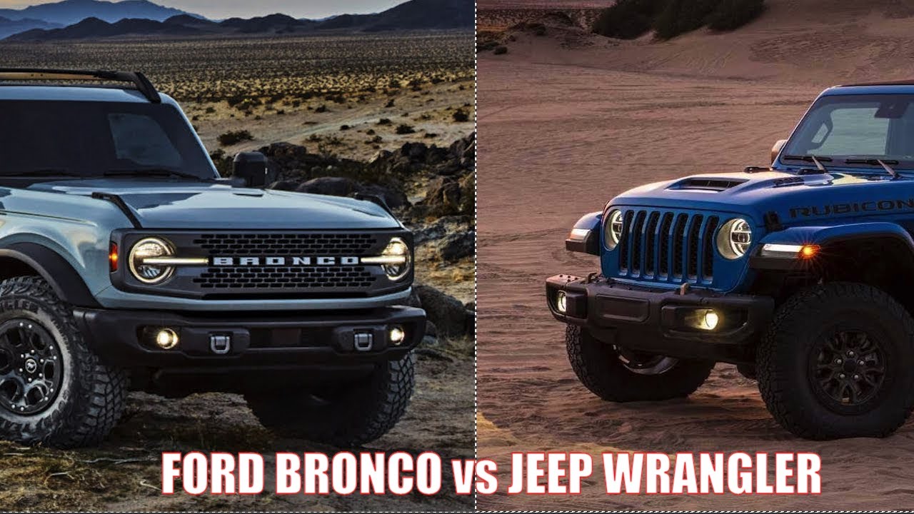 2021 Ford BRONCO Vs Jeep WRANGLER 🔥 Off-Road Comparison - YouTube