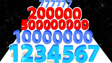 Number Run (vs) Man Runner 2048 - ASMR Gameplay Mobile Game (Max Level)