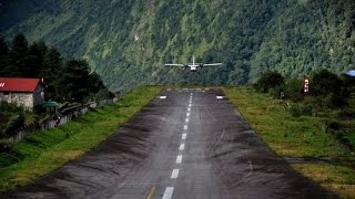 The World’s Scariest Airport Is a Real Heart Stopper
As if being situated at 10,000 feet above sea level, in the Himalayas, didn’t make it hard enough for pilots trying to land on or take off from Tenzing-Hillary Airport, in Lukla, Nepal, the short and narrow runway ends at the edge of a precipice, making it one of the most dangerous airports in the world, and definitely the scariest.
Lukla is the gateway to the Himalayas, so despite its reputation as one of the world’s most dangerous airports, it’s actually one of the busiest in Nepal. Mountain climbers trying to conquer the world’s highest mountains have to land here before beginning their journey on foot, so small airplanes and helicopters land here every day. For most mountaineers, the landing on Tenzing-Hillary Airport is a lot more scarier than climbing Everest, and taking into account its extreme location and difficult weather condition, that’s perfectly understandable. Even on its best days, the airport is only available for takeoffs and landings for only a few hours, before the fog sets in or strong winds start to blow. And even then, a miscalculation of just a meter or two on landing can cause a plane to either hit the side of the mountain, or go through a fence and hit a rock wall. Taking off is no walk in the park either, as failure to build enough speed before the end of the runway can lead to a crash in the abyss below. The World’s Scariest Airport Is a Real Heart Stopper