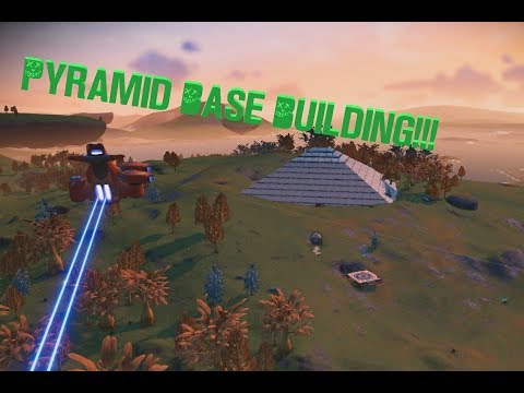 No Man's Sky Next | Base Building | Awesome Pyramid Portal Base!!!