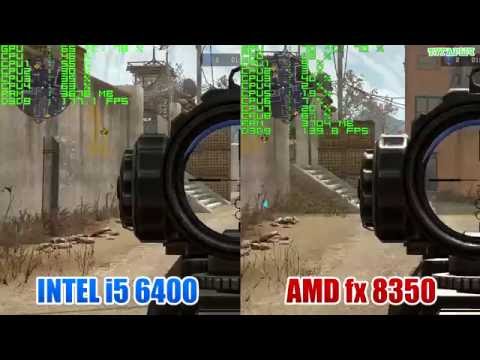 Warface AMD fx 8350 или Intel core i5 6400