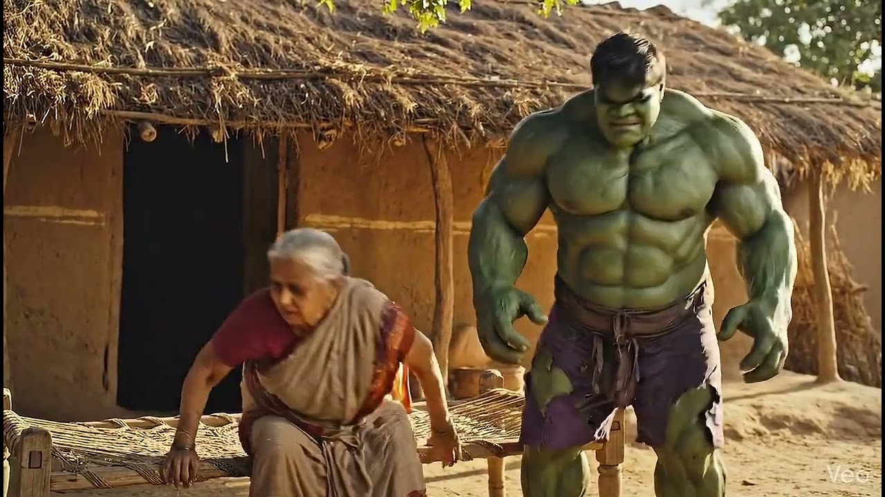 Hulkk comady with his mummy in new year 