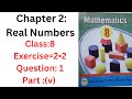 Class 8th math exercise 2.2 Question 1 part (v)| 8th class mathematics exercise 2.2 Q1(v)