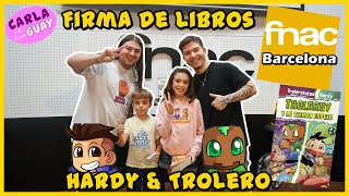 FIRMA DE LIBROS DE TROLERO Y HARDY 😜 Fnac Barcelona 2022 🔖Trolardy y la Tierra Espejo