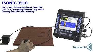 ISONIC 3510 / SRUT GW - PA Modality / Scanning and Strip Chart Recording