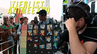 REACCIONANDO A TIERLIST HECHA POR UNA ANIME EXPO (Golpeo la silla)