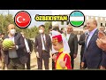 Türk Bakan Çavuşoğlu'nun Özbekistan Sokaklarındaki Samimi Anları
