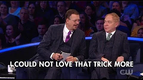 Wes Iseli tries to fool Penn & Teller with a half ...