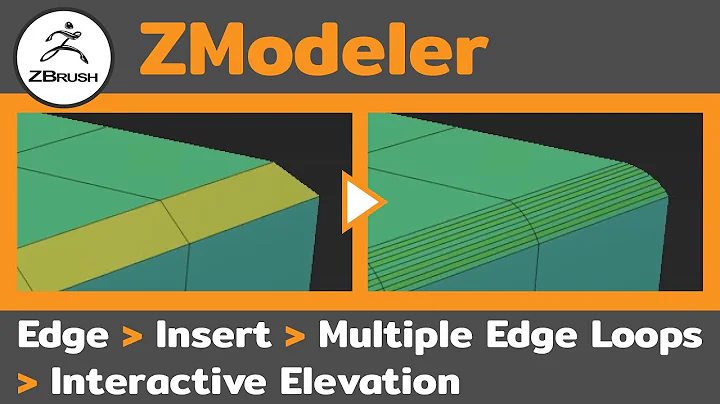 Zmodeler - (Edge) Insert - Multiple EdgeLoops - Interactive Elevation