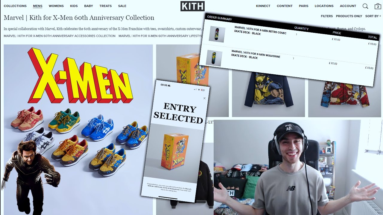 Kith x Marvel X-Men 60th Anniversary Collection - Live Cop