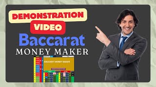 DEMONSTRATION VIDEO OF "BACCARAT MONEY MAKER" PREMIUM SOFTWARE screenshot 2