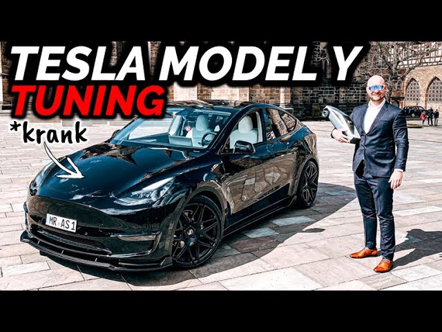 Hochwertige Kunstleder-Kofferraummatte für Model Y – My Tesla Tuning