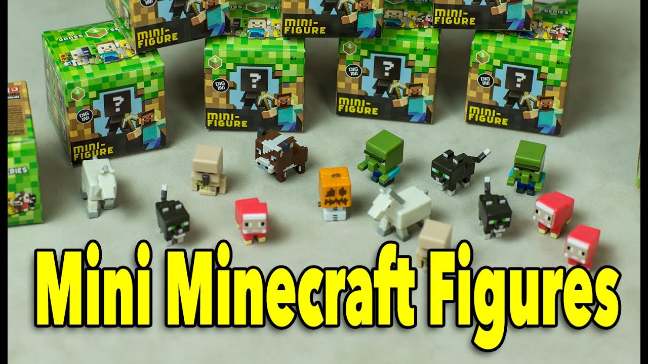 Mini Figure Minecraft Figures Toy Review - YouTube