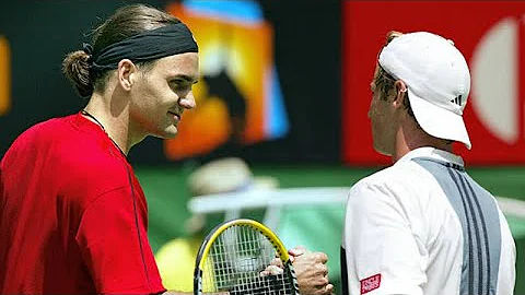 Roger Federer vs Todd Reid 2004 Australian Open R3...