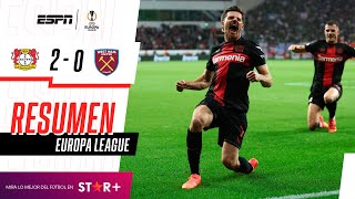 ¡EN EL FINAL, LEVERKUSEN FUE CONTUNDENTE Y GANÓ ANTE LOS HAMMERS! | Bayer L. 2-0 West Ham | RESUMEN