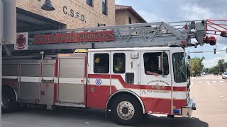 CSFD Truck 1 Responding CSFD Truck 1 Responding