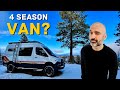 Van Life Winter Camping in Freezing Weather (4 Season Van?)