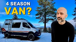 Van Life Winter Camping in Freezing Weather (4 Season Van?)