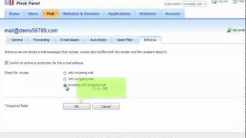 Plesk 10 tutorial: Spam Filter and Antivirus