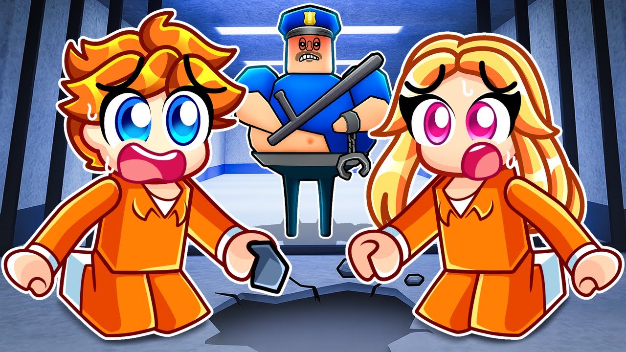 UCIEKAMY PRZED GRUBYM POLICJANTEM z SZALONYMI FANKAMI w Roblox!