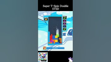 STSD【ぷよぷよテトリス2】Super T-Spin Double [初心者・練習中]  [Practice]  #テトリス #Tetris #tetris99 #小学生
