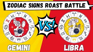 Gemini vs  Libra – The Flirty Fight Nobody Asked For || Zodiac Signs Roast Battle #gemini #libra Profile