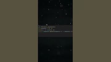 How to implement the FIBONACCI SEQUENCE in Python in just 4 lines! #coding #python #tutorial