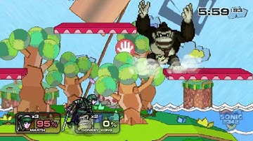 Super Smash Flash 2 v0.9b Online Mode Matches #26 - vs 1smash18 (Donkey Kong)