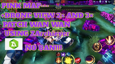 PINK MAP  PATCH WAN WAN