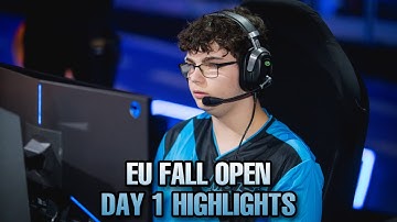 EU Fall Open Day 1 Highlights Main Stream (All Goals) RLCS 2022-2023