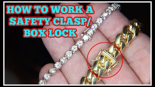 How to UNCLASP a Box lock/ Safety lock...