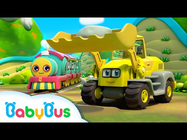 Kereta Kecil Jalan & Nyanyi Lagu Bahagia | Lagu Anak-anak | BabyBus Bahasa Indonesia class=