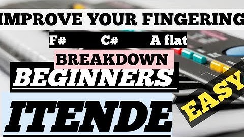 Do this Practice,up until your left hand fingers gets loosen up||How to play itende style||Tutorials