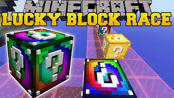 Minecraft: INSANE EXPLOSIVE LUCKY BLOCK RACE - Lucky Block Mod - Modded Mini-Game