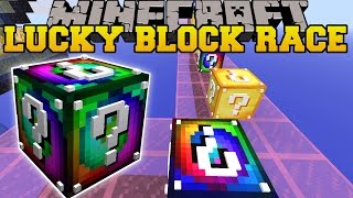 Minecraft: INSANE EXPLOSIVE LUCKY BLOCK RACE  Lucky Block Mod  Modded MiniGame