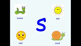 Phonics S, A, T, I, P, N - Sounds And Vocabulary